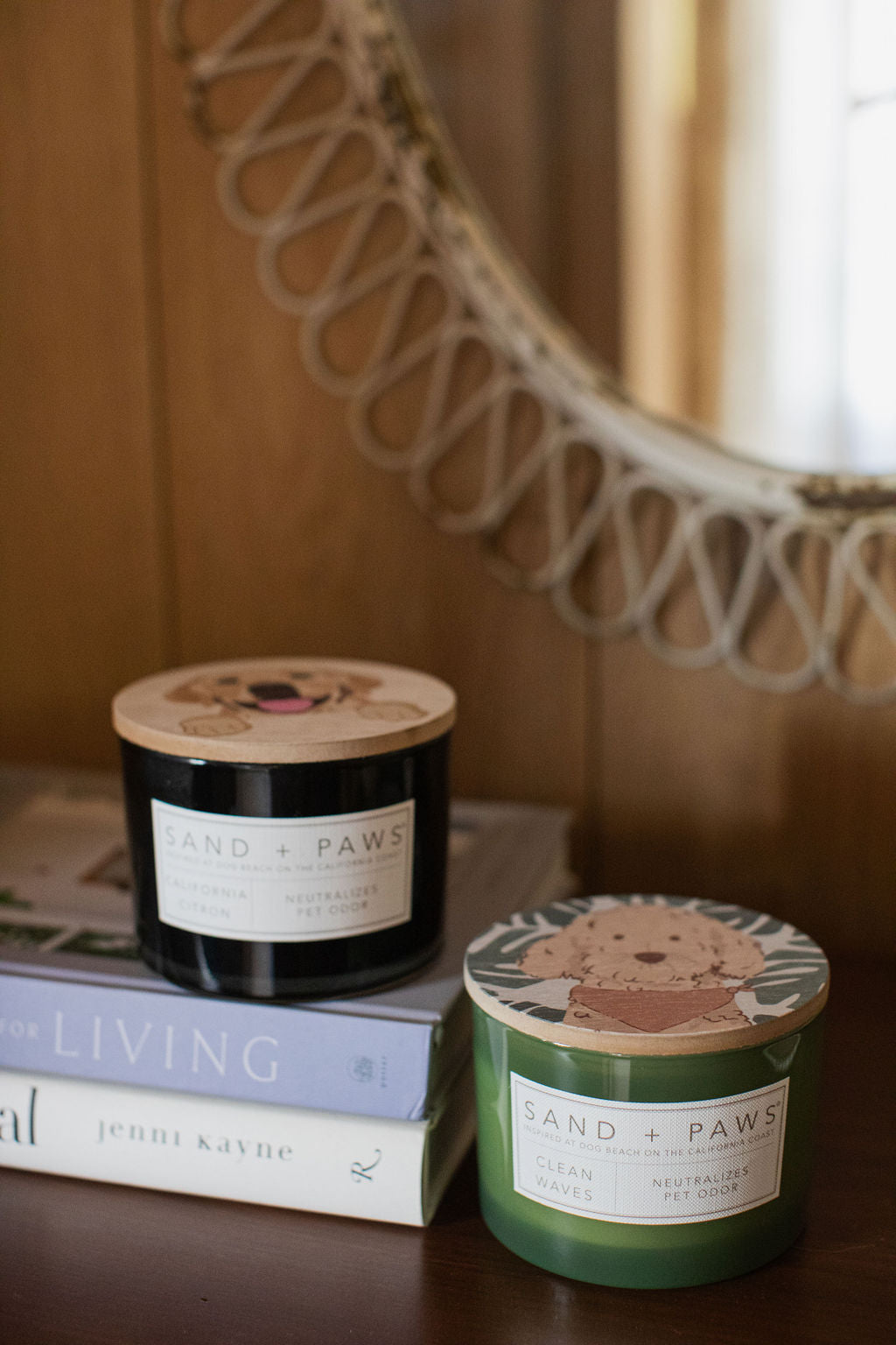 Sand + Paws Clean Waves 12 oz scented candle
