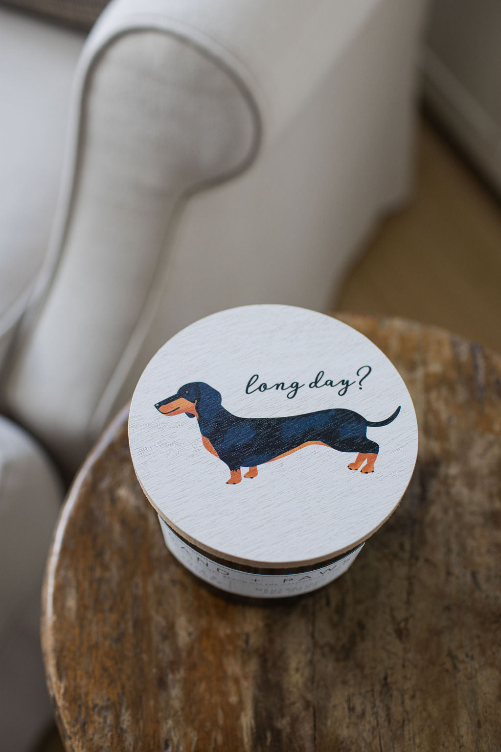 Sand + Paws Cedar & Lavender 12 oz scented candle