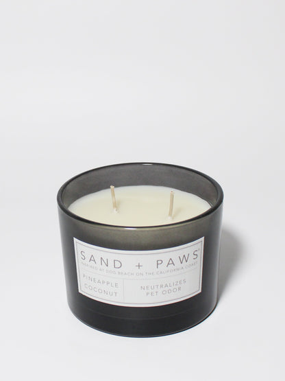 Sand + Paws Pineapple Coconut 12 oz scented candle