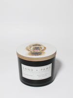 Sand + Paws Teakwood 12 oz scented candle