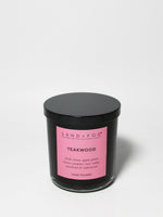 Teakwood 10 oz scented candle