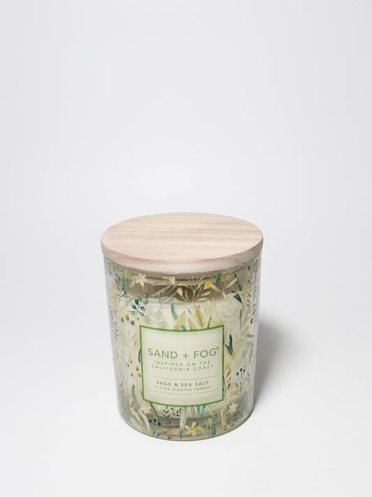Sage & Sea Salt 11.5 oz scented candle