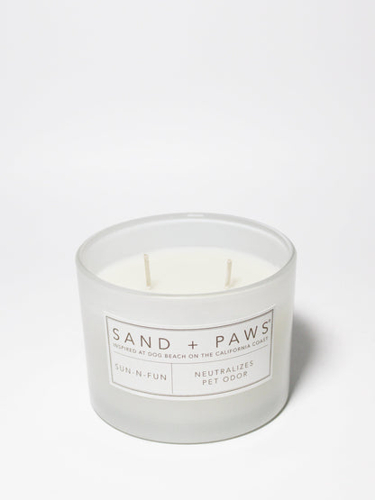 Sand + Paws Sun-n-Fun 12 oz scented candle