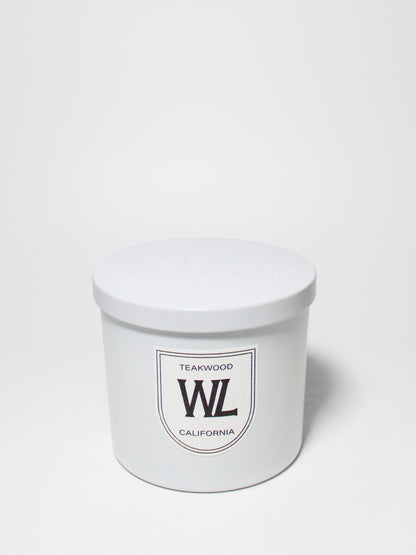 Teakwood 11 oz scented candle