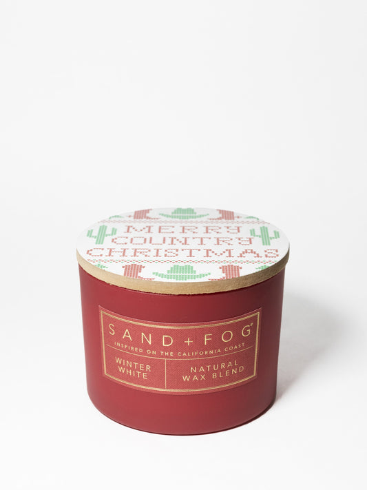 Winter White 12 oz scented candle
