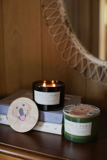 Sand + Paws California Citron 12 oz scented candle