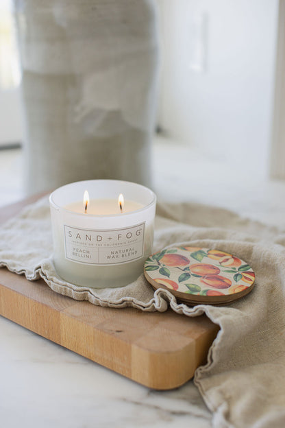 Peach Bellini 12 oz scented candle