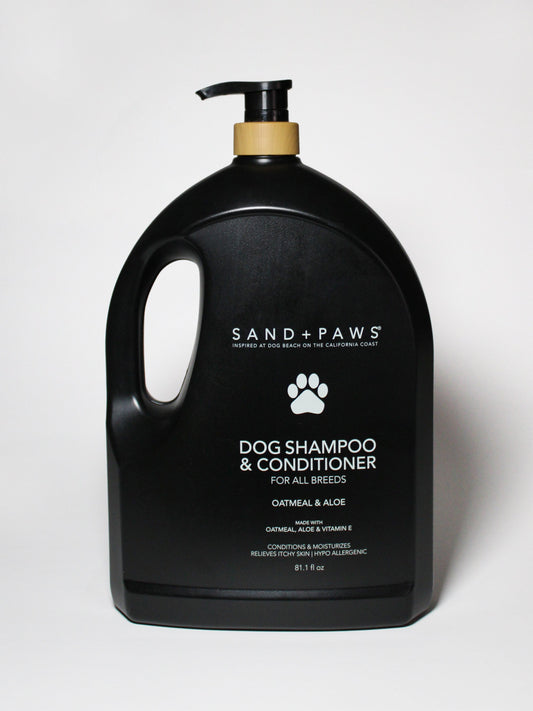 Sand + Paws Pet Shampoo & Conditioner - Oatmeal & Aloe