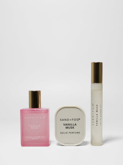 Perfume Oil Rollerballs and Solid Perfume Set - Vanilla Musk